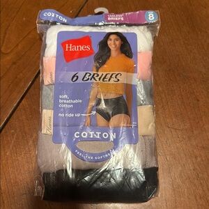 NWT Hanes Woman’s Cotton Briefs - Multi-Color Pack